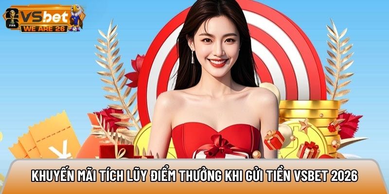 Khuyến mãi tích lũy điểm thưởng khi gửi tiền